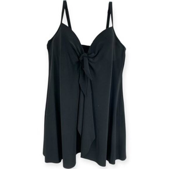 Miraclesuit MARAIS Must Haves Swim Dress Underwire Swimsuit Twist Knot Front 10 - Picture 1 of 9